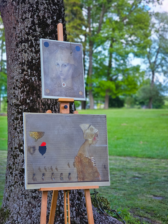 Wernisaż prac poplenerowych „Żółte w zielonym – rzecz o Lubelskim Bursztynie” [GALERIA ZDJĘĆ]