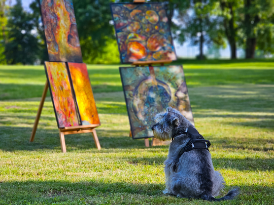 Wernisaż prac poplenerowych „Żółte w zielonym – rzecz o Lubelskim Bursztynie” [GALERIA ZDJĘĆ]