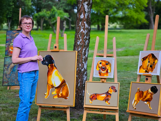 Wernisaż prac poplenerowych „Żółte w zielonym – rzecz o Lubelskim Bursztynie” [GALERIA ZDJĘĆ]
