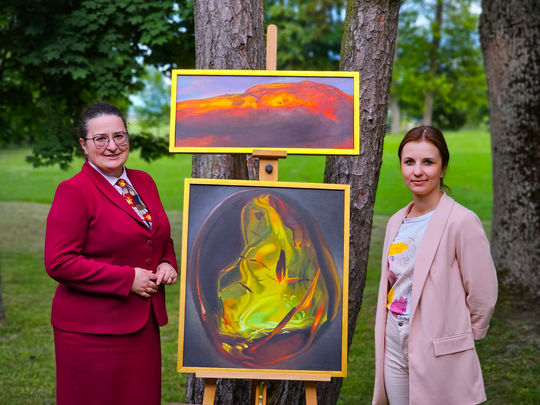 Wernisaż prac poplenerowych „Żółte w zielonym – rzecz o Lubelskim Bursztynie” [GALERIA ZDJĘĆ]