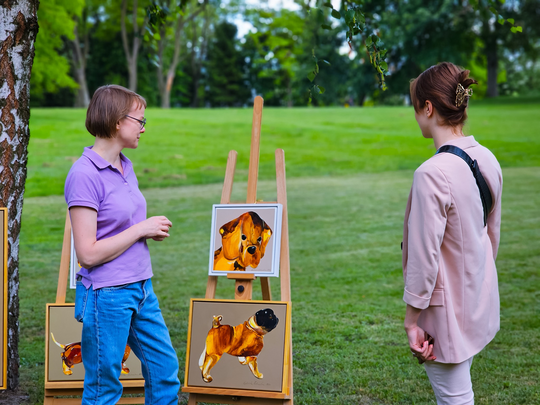 Wernisaż prac poplenerowych „Żółte w zielonym – rzecz o Lubelskim Bursztynie” [GALERIA ZDJĘĆ]