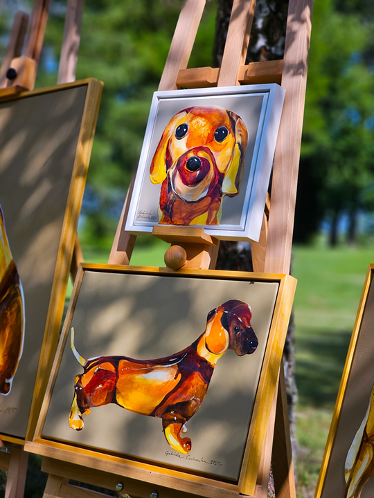 Wernisaż prac poplenerowych „Żółte w zielonym – rzecz o Lubelskim Bursztynie” [GALERIA ZDJĘĆ]