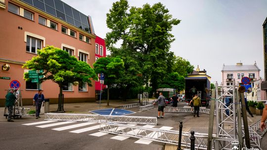 Dni Chełma 2025: Scena już powstaje! [ZDJĘCIA]