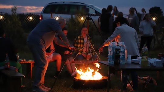 Noc Świętojańska w gminie Hańsk. Widowisko obrzędowe i puszczanie wianków [GALERIA ZDJĘĆ]