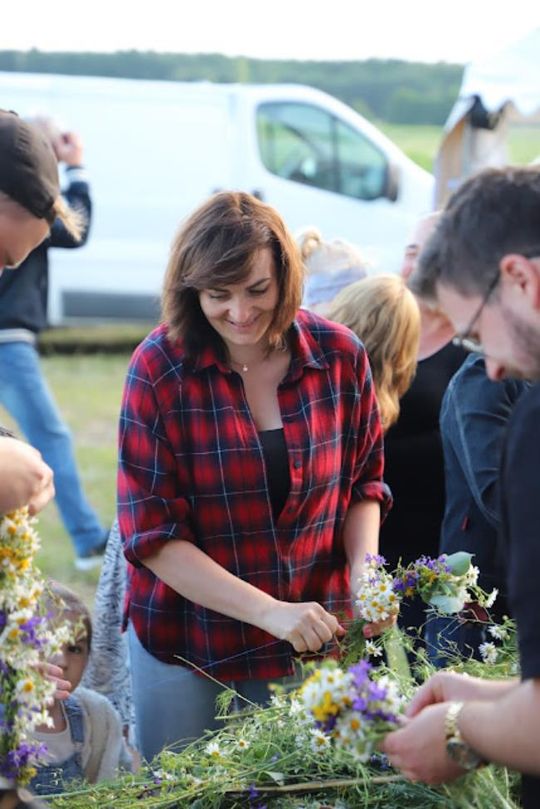 Noc Świętojańska w gminie Hańsk. Widowisko obrzędowe i puszczanie wianków [GALERIA ZDJĘĆ]