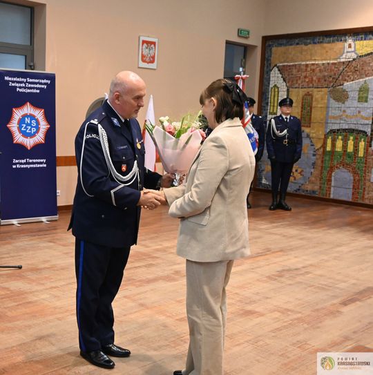 Święto Policji w Krasnymstawie. Podziękowania, mianowania i odznaczenia [GALERIA ZDJĘĆ] 