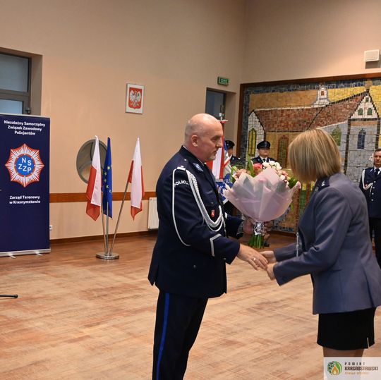 Święto Policji w Krasnymstawie. Podziękowania, mianowania i odznaczenia [GALERIA ZDJĘĆ] 