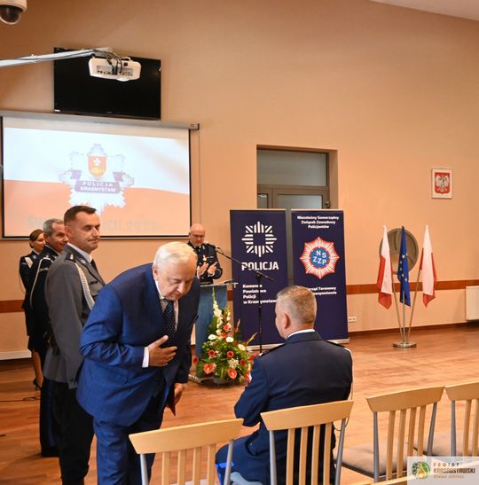 Święto Policji w Krasnymstawie. Podziękowania, mianowania i odznaczenia [GALERIA ZDJĘĆ] 