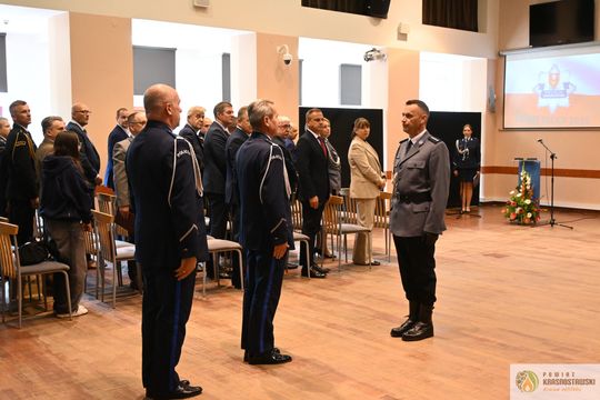 Święto Policji w Krasnymstawie. Podziękowania, mianowania i odznaczenia [GALERIA ZDJĘĆ] 