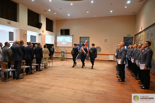 Święto Policji w Krasnymstawie. Podziękowania, mianowania i odznaczenia [GALERIA ZDJĘĆ] 