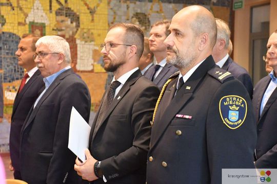 Święto Policji w Krasnymstawie. Podziękowania, mianowania i odznaczenia [GALERIA ZDJĘĆ] 