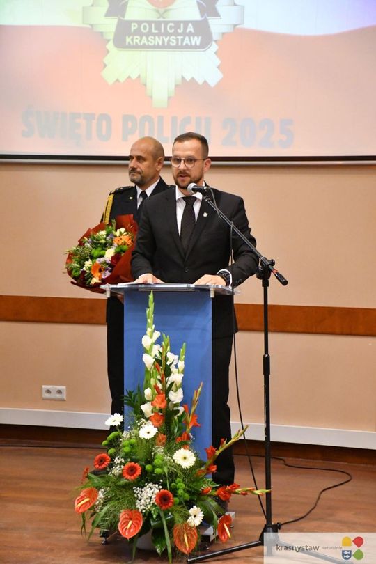 Święto Policji w Krasnymstawie. Podziękowania, mianowania i odznaczenia [GALERIA ZDJĘĆ] 