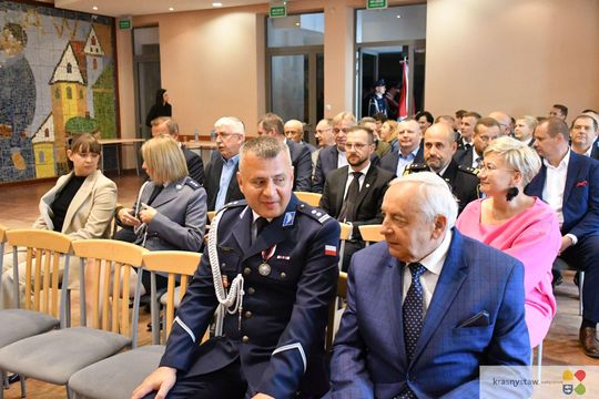 Święto Policji w Krasnymstawie. Podziękowania, mianowania i odznaczenia [GALERIA ZDJĘĆ] 