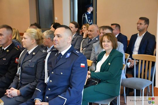 Święto Policji w Krasnymstawie. Podziękowania, mianowania i odznaczenia [GALERIA ZDJĘĆ] 