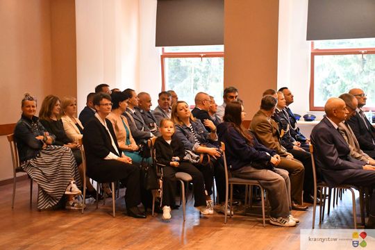 Święto Policji w Krasnymstawie. Podziękowania, mianowania i odznaczenia [GALERIA ZDJĘĆ] 