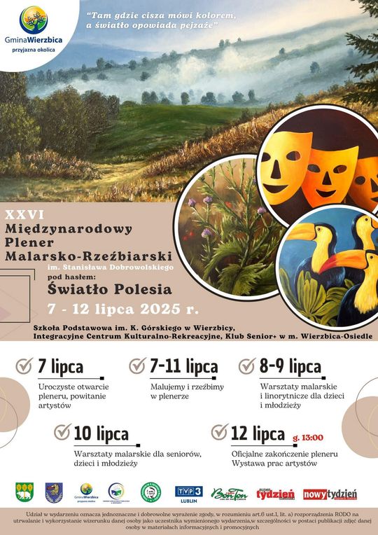 XXVI Plener Malarsko-Rzeźbiarski im. Stanisława Dobrowolskiego w Wierzbicy [GALERIA ZDJĘĆ]