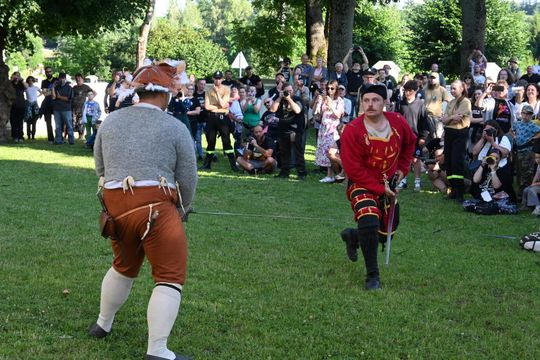 Gm. Wojsławice. XVIII Dni Jakuba Wędrowycza. Działo się! Prelekcje, konkursy, gry i bitwy cz. II [GALERIA ZDJĘĆ]