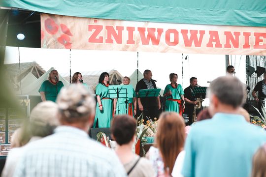 Gm. Leśniowice. Udane Żniwowanie na Maczułach. Tradycja, kultura, dobra zabawa [GALERIA ZDJĘĆ]