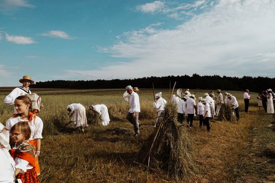 Gm. Leśniowice. Udane Żniwowanie na Maczułach. Tradycja, kultura, dobra zabawa [GALERIA ZDJĘĆ]