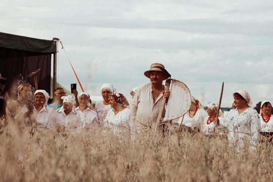 Gm. Leśniowice. Udane Żniwowanie na Maczułach. Tradycja, kultura, dobra zabawa [GALERIA ZDJĘĆ]