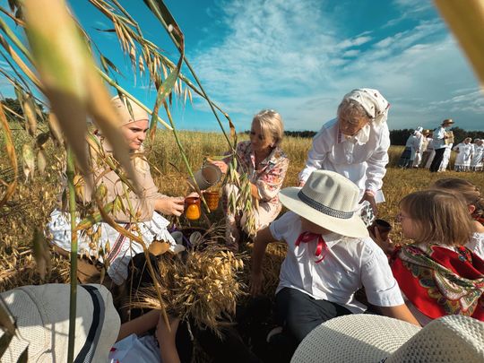 Gm. Leśniowice. Udane Żniwowanie na Maczułach. Tradycja, kultura, dobra zabawa [GALERIA ZDJĘĆ]