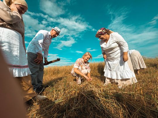 Gm. Leśniowice. Udane Żniwowanie na Maczułach. Tradycja, kultura, dobra zabawa [GALERIA ZDJĘĆ]
