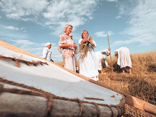 Gm. Leśniowice. Udane Żniwowanie na Maczułach. Tradycja, kultura, dobra zabawa [GALERIA ZDJĘĆ]