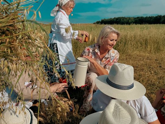 Gm. Leśniowice. Udane Żniwowanie na Maczułach. Tradycja, kultura, dobra zabawa [GALERIA ZDJĘĆ]