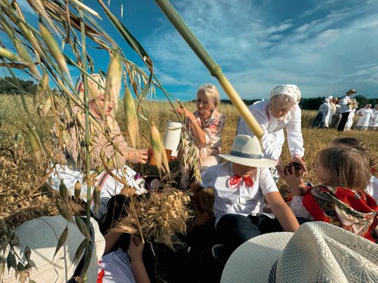 Gm. Leśniowice. Udane Żniwowanie na Maczułach. Tradycja, kultura, dobra zabawa [GALERIA ZDJĘĆ]