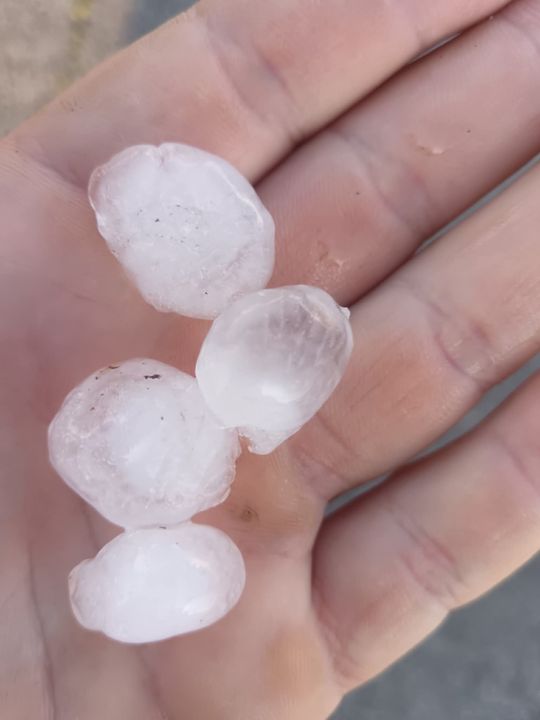 Gradobicie w gminie Żmudź. Rolnicy szacują straty [GALERIA ZDJĘĆ]