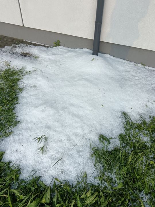 Gradobicie w gminie Żmudź. Rolnicy szacują straty [GALERIA ZDJĘĆ]