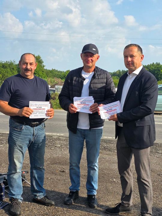 Gm. Chełm. Urządzili targ po swojemu. Rolnicy będą mieć swoje miejsce do handlowania [ZDJĘCIA]