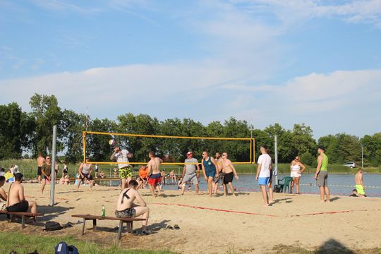 Gm. Kamień. Siatkówka Plażowa o „Puchar Wójta” 2025 [GALERIA ZDJĘĆ]