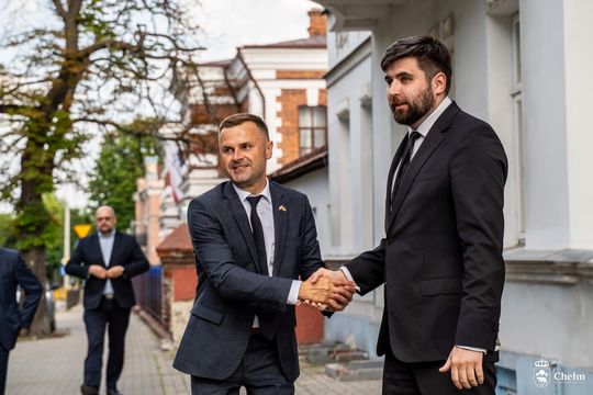 Minister spraw zagranicznych Ukrainy Andrij Sybiha z wizytą w Chełmie [GALERIA ZDJĘĆ]