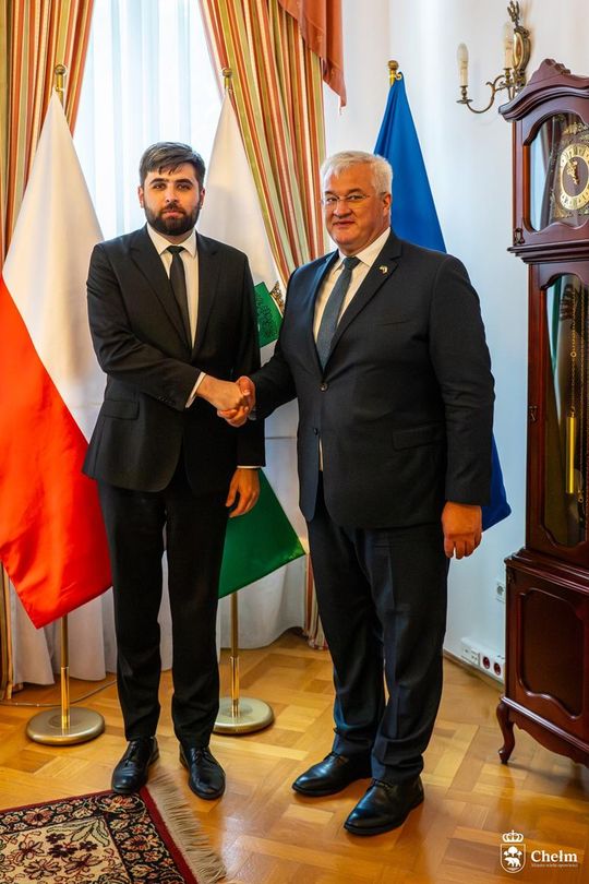 Minister spraw zagranicznych Ukrainy Andrij Sybiha z wizytą w Chełmie [GALERIA ZDJĘĆ]