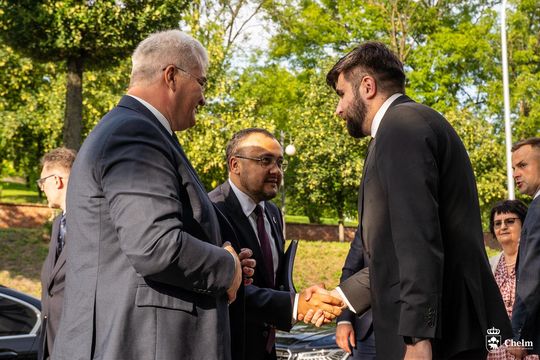 Minister spraw zagranicznych Ukrainy Andrij Sybiha z wizytą w Chełmie [GALERIA ZDJĘĆ]