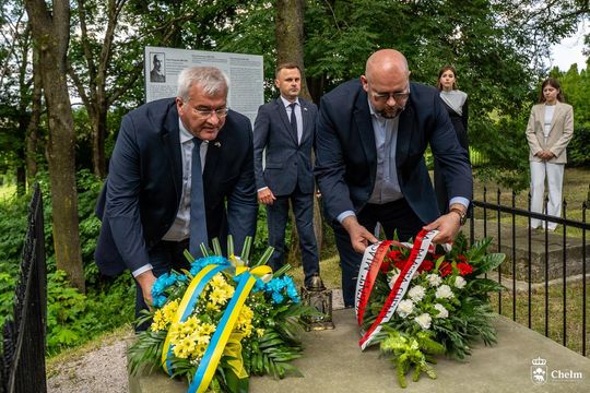 Minister spraw zagranicznych Ukrainy Andrij Sybiha z wizytą w Chełmie [GALERIA ZDJĘĆ]