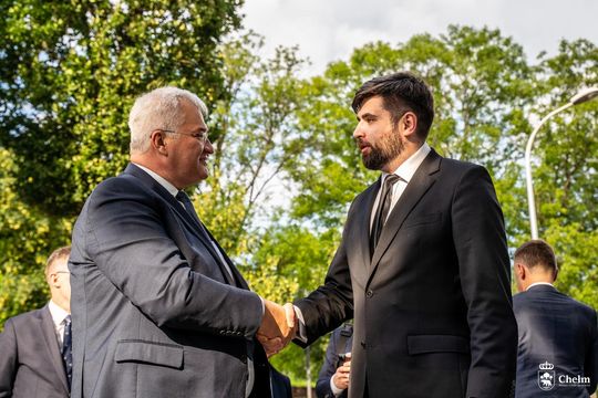 Minister spraw zagranicznych Ukrainy Andrij Sybiha z wizytą w Chełmie [GALERIA ZDJĘĆ]