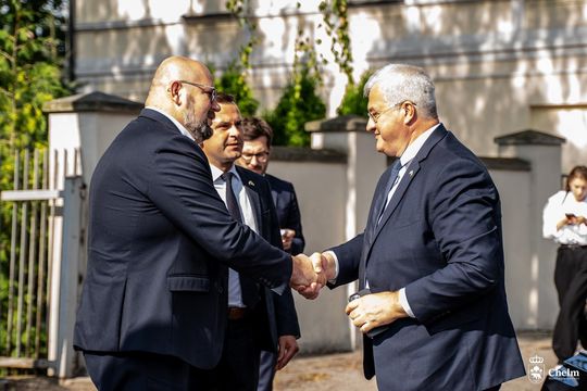 Minister spraw zagranicznych Ukrainy Andrij Sybiha z wizytą w Chełmie [GALERIA ZDJĘĆ]