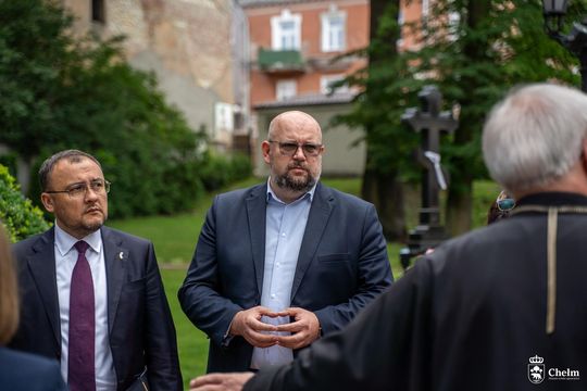 Minister spraw zagranicznych Ukrainy Andrij Sybiha z wizytą w Chełmie [GALERIA ZDJĘĆ]