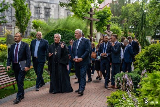 Minister spraw zagranicznych Ukrainy Andrij Sybiha z wizytą w Chełmie [GALERIA ZDJĘĆ]