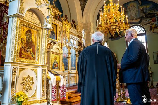 Minister spraw zagranicznych Ukrainy Andrij Sybiha z wizytą w Chełmie [GALERIA ZDJĘĆ]