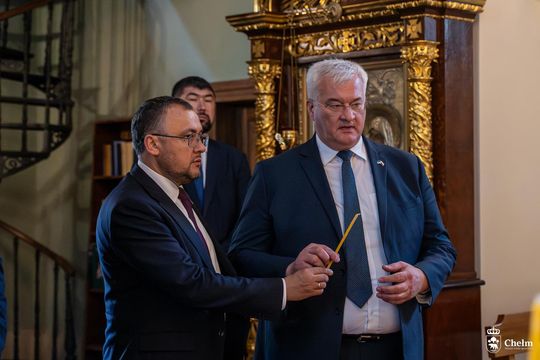 Minister spraw zagranicznych Ukrainy Andrij Sybiha z wizytą w Chełmie [GALERIA ZDJĘĆ]