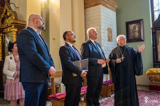 Minister spraw zagranicznych Ukrainy Andrij Sybiha z wizytą w Chełmie [GALERIA ZDJĘĆ]