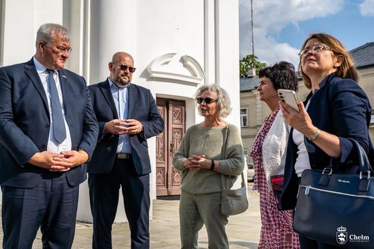 Minister spraw zagranicznych Ukrainy Andrij Sybiha z wizytą w Chełmie [GALERIA ZDJĘĆ]