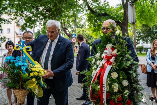 Minister spraw zagranicznych Ukrainy Andrij Sybiha z wizytą w Chełmie [GALERIA ZDJĘĆ]