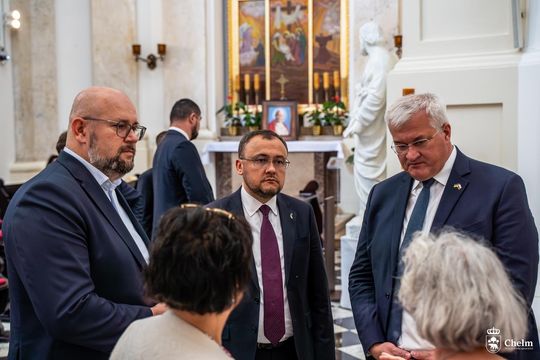 Minister spraw zagranicznych Ukrainy Andrij Sybiha z wizytą w Chełmie [GALERIA ZDJĘĆ]