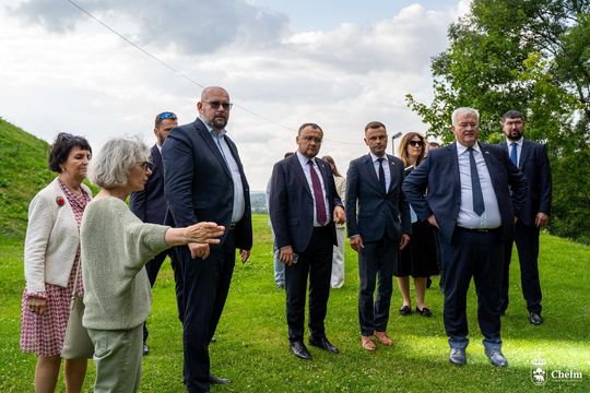 Minister spraw zagranicznych Ukrainy Andrij Sybiha z wizytą w Chełmie [GALERIA ZDJĘĆ]