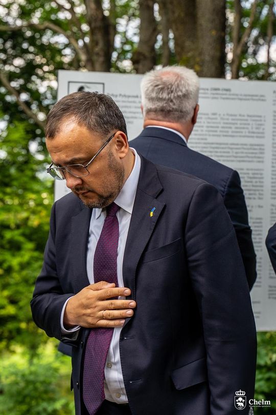 Minister spraw zagranicznych Ukrainy Andrij Sybiha z wizytą w Chełmie [GALERIA ZDJĘĆ]