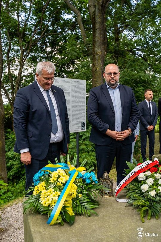 Minister spraw zagranicznych Ukrainy Andrij Sybiha z wizytą w Chełmie [GALERIA ZDJĘĆ]